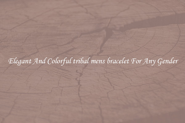 Elegant And Colorful tribal mens bracelet For Any Gender
