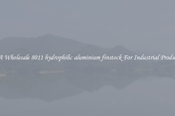 Get A Wholesale 8011 hydrophilic aluminium finstock For Industrial Production
