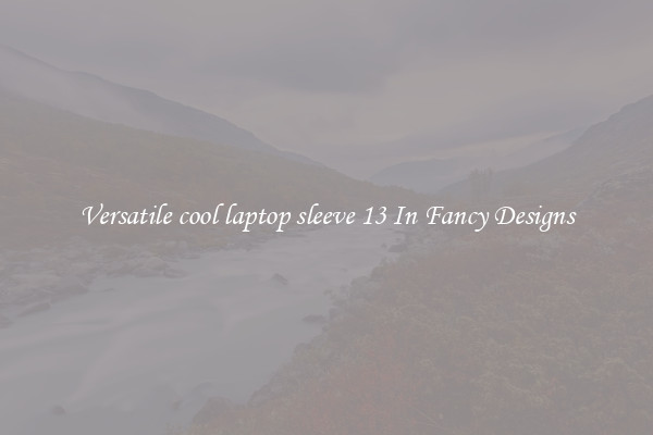 Versatile cool laptop sleeve 13 In Fancy Designs