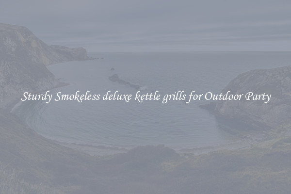 Sturdy Smokeless deluxe kettle grills for Outdoor Party