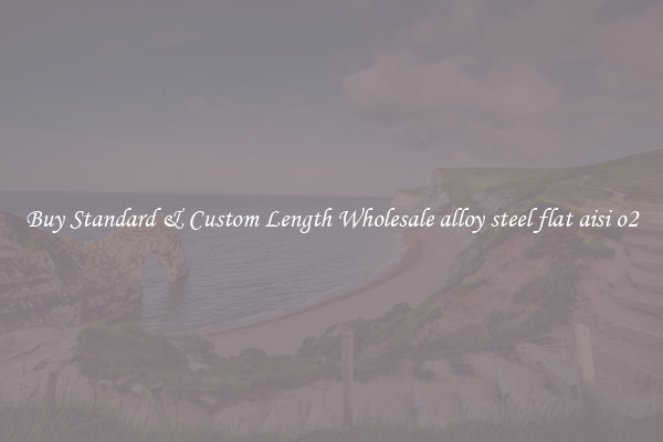 Buy Standard & Custom Length Wholesale alloy steel flat aisi o2